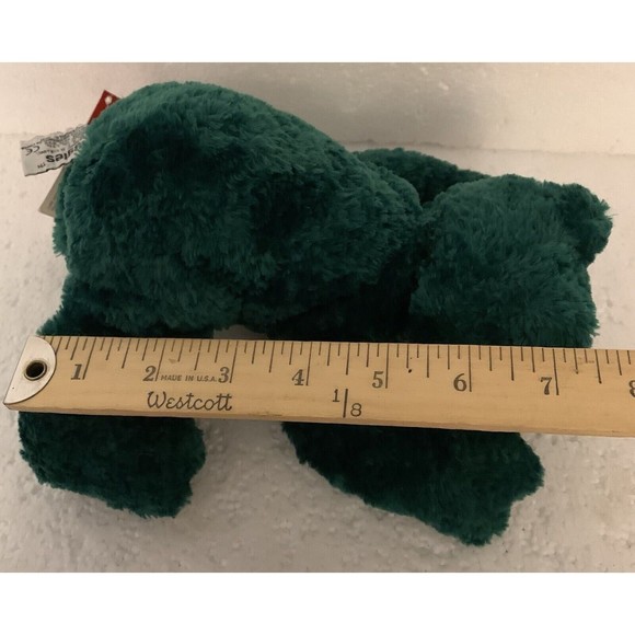 Vintage Russ Berrie Frog Plush Friggles Green 10” Floppy Stuffed Animal Toy TAG - Picture 6 of 14